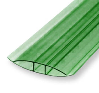 Стыковочный профиль 4-6 мм х 6 м зеленый
